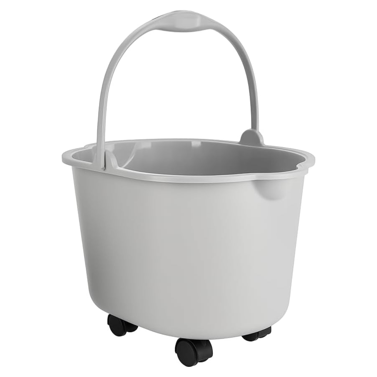 10pcs Rolling Mop Bucket with 360° Swivel Wheels, 20 Quart Heavy Duty Plastic for Large Cleaning Jobs, Fits Most Mops and Brushes, Commercial and Home Use. Compatible with GAVORA